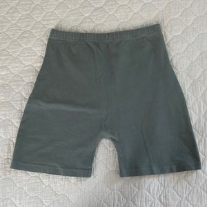 Brandy Melville Sage Green Bike Shorts